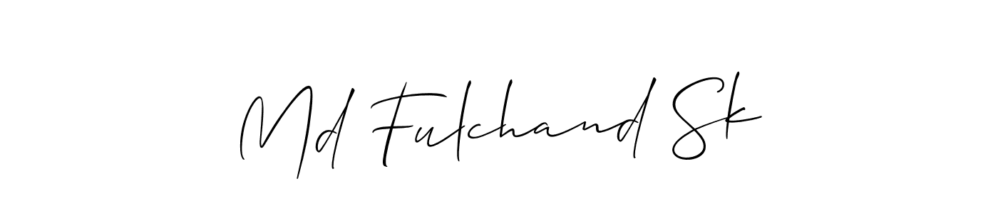 You can use this online signature creator to create a handwritten signature for the name Md Fulchand Sk. This is the best online autograph maker. Md Fulchand Sk signature style 2 images and pictures png