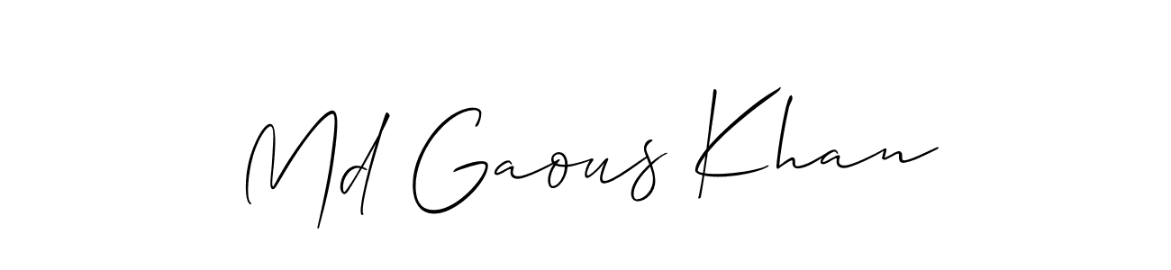 Best and Professional Signature Style for Md Gaous Khan. Allison_Script Best Signature Style Collection. Md Gaous Khan signature style 2 images and pictures png