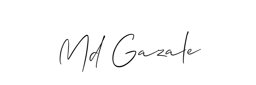 Check out images of Autograph of Md Gazale name. Actor Md Gazale Signature Style. Allison_Script is a professional sign style online. Md Gazale signature style 2 images and pictures png