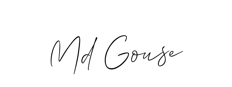 How to make Md Gouse name signature. Use Allison_Script style for creating short signs online. This is the latest handwritten sign. Md Gouse signature style 2 images and pictures png