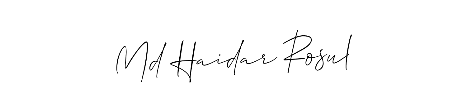 Check out images of Autograph of Md Haidar Rosul name. Actor Md Haidar Rosul Signature Style. Allison_Script is a professional sign style online. Md Haidar Rosul signature style 2 images and pictures png