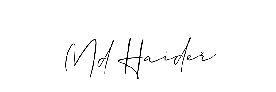 You can use this online signature creator to create a handwritten signature for the name Md Haider. This is the best online autograph maker. Md Haider signature style 2 images and pictures png
