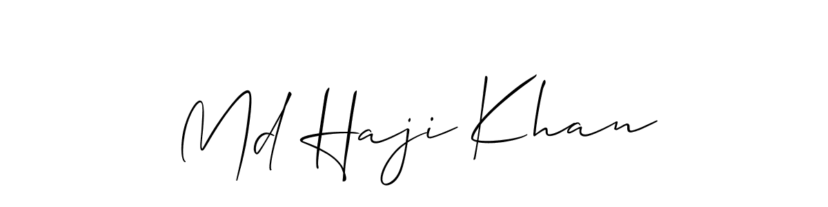 if you are searching for the best signature style for your name Md Haji Khan. so please give up your signature search. here we have designed multiple signature styles  using Allison_Script. Md Haji Khan signature style 2 images and pictures png