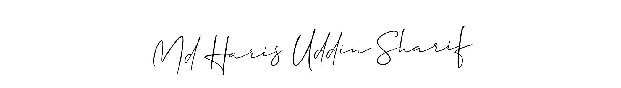 Similarly Allison_Script is the best handwritten signature design. Signature creator online .You can use it as an online autograph creator for name Md Haris Uddin Sharif. Md Haris Uddin Sharif signature style 2 images and pictures png