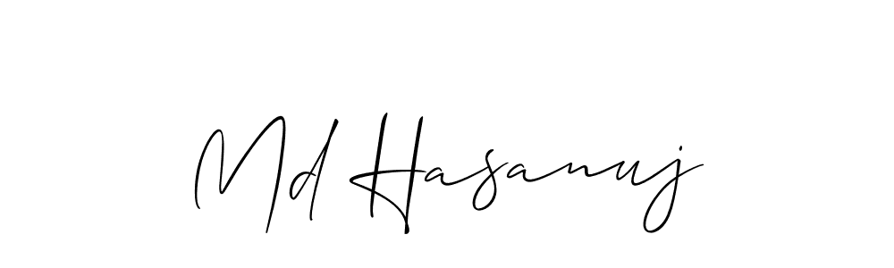 How to Draw Md Hasanuj signature style? Allison_Script is a latest design signature styles for name Md Hasanuj. Md Hasanuj signature style 2 images and pictures png