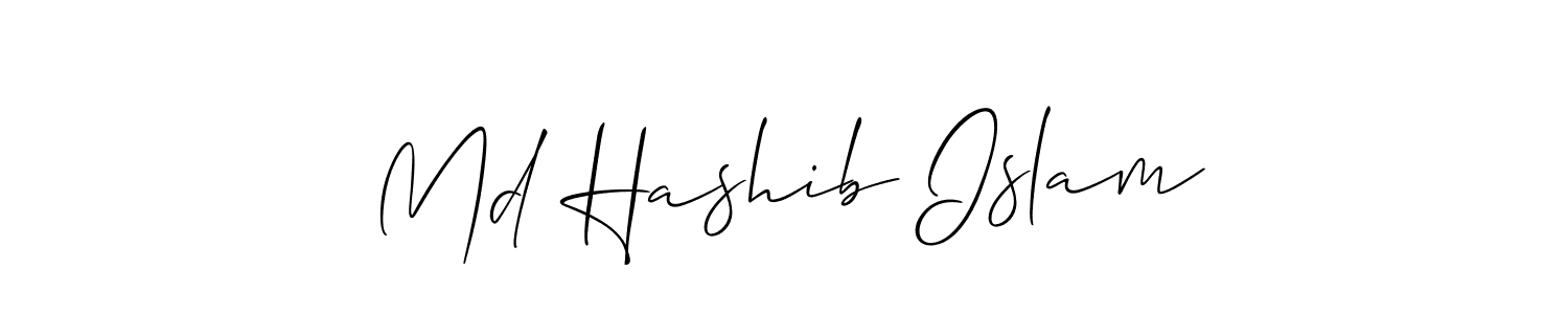 Best and Professional Signature Style for Md Hashib Islam. Allison_Script Best Signature Style Collection. Md Hashib Islam signature style 2 images and pictures png