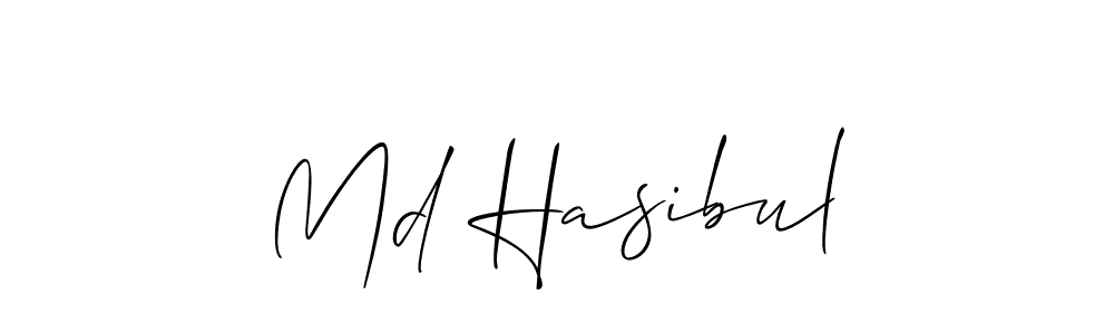 Also You can easily find your signature by using the search form. We will create Md Hasibul name handwritten signature images for you free of cost using Allison_Script sign style. Md Hasibul signature style 2 images and pictures png