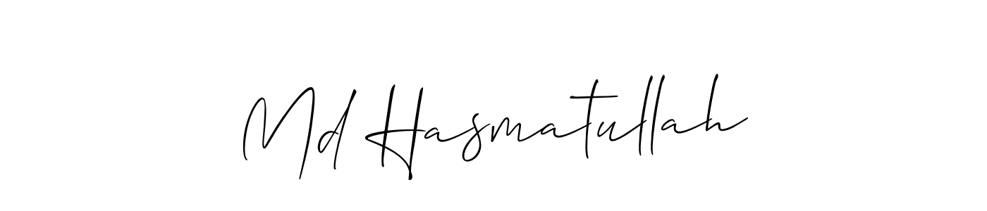 Once you've used our free online signature maker to create your best signature Allison_Script style, it's time to enjoy all of the benefits that Md Hasmatullah name signing documents. Md Hasmatullah signature style 2 images and pictures png