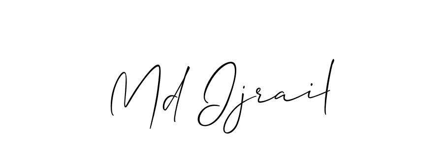 Make a beautiful signature design for name Md Ijrail. Use this online signature maker to create a handwritten signature for free. Md Ijrail signature style 2 images and pictures png