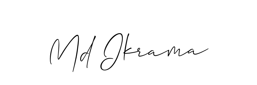 Make a beautiful signature design for name Md Ikrama. Use this online signature maker to create a handwritten signature for free. Md Ikrama signature style 2 images and pictures png