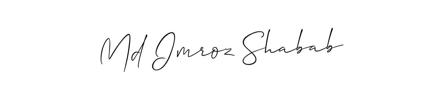 Once you've used our free online signature maker to create your best signature Allison_Script style, it's time to enjoy all of the benefits that Md Imroz Shabab name signing documents. Md Imroz Shabab signature style 2 images and pictures png