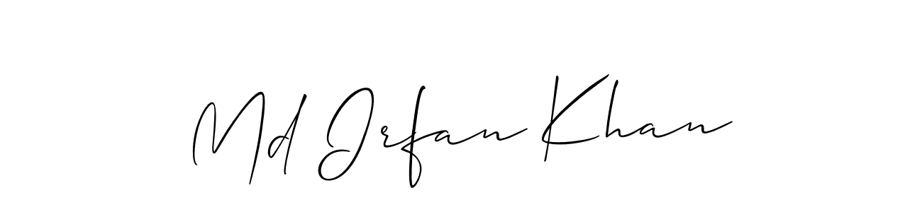 This is the best signature style for the Md Irfan Khan name. Also you like these signature font (Allison_Script). Mix name signature. Md Irfan Khan signature style 2 images and pictures png