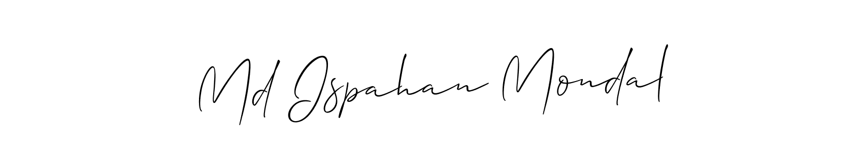 Once you've used our free online signature maker to create your best signature Allison_Script style, it's time to enjoy all of the benefits that Md Ispahan Mondal name signing documents. Md Ispahan Mondal signature style 2 images and pictures png