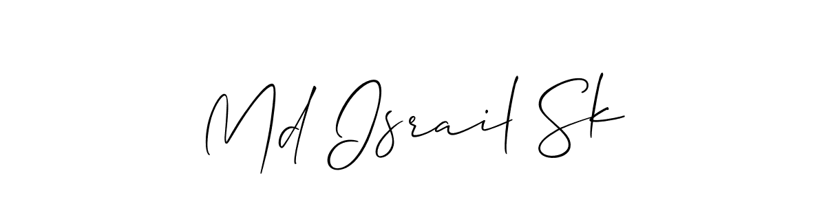 Make a beautiful signature design for name Md Israil Sk. Use this online signature maker to create a handwritten signature for free. Md Israil Sk signature style 2 images and pictures png