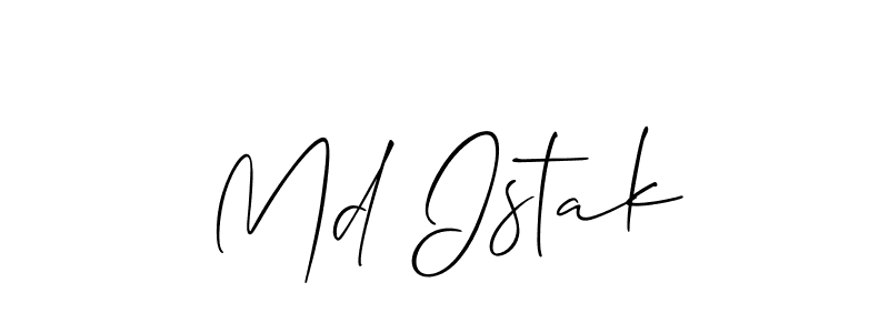 You can use this online signature creator to create a handwritten signature for the name Md Istak. This is the best online autograph maker. Md Istak signature style 2 images and pictures png