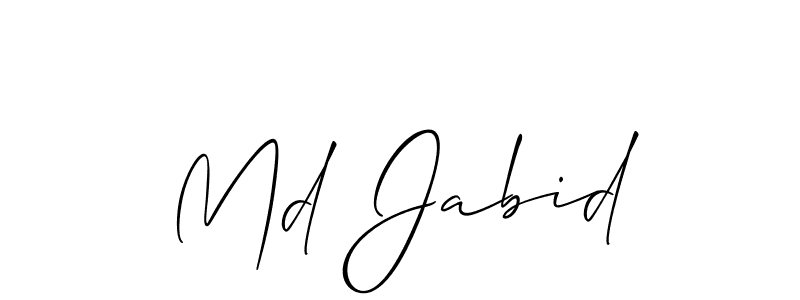 Make a beautiful signature design for name Md Jabid. Use this online signature maker to create a handwritten signature for free. Md Jabid signature style 2 images and pictures png