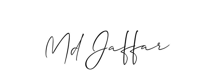 You should practise on your own different ways (Allison_Script) to write your name (Md Jaffar) in signature. don't let someone else do it for you. Md Jaffar signature style 2 images and pictures png