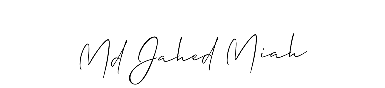 How to Draw Md Jahed Miah signature style? Allison_Script is a latest design signature styles for name Md Jahed Miah. Md Jahed Miah signature style 2 images and pictures png