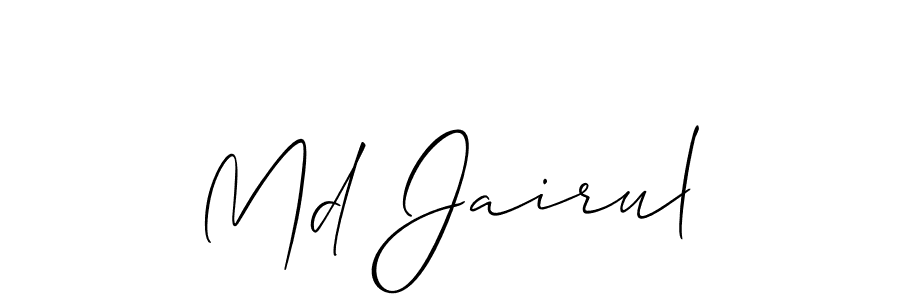 Make a beautiful signature design for name Md Jairul. Use this online signature maker to create a handwritten signature for free. Md Jairul signature style 2 images and pictures png