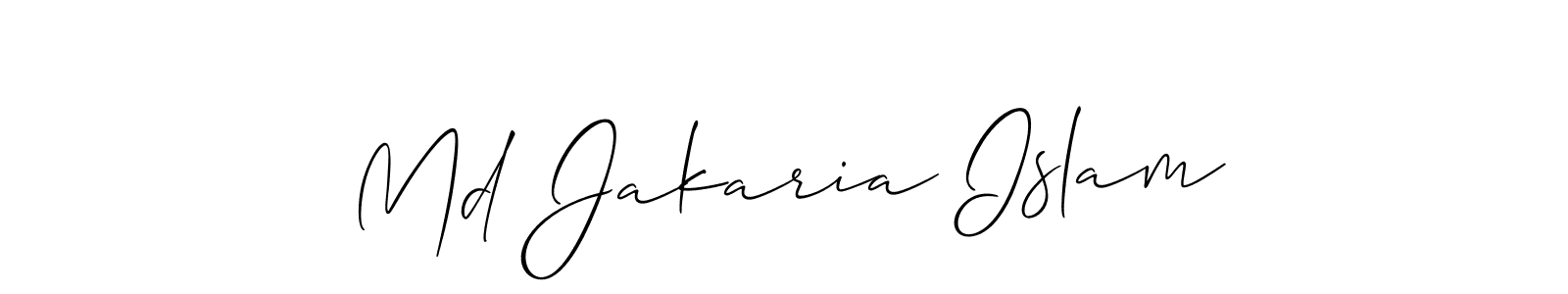 Check out images of Autograph of Md Jakaria Islam name. Actor Md Jakaria Islam Signature Style. Allison_Script is a professional sign style online. Md Jakaria Islam signature style 2 images and pictures png