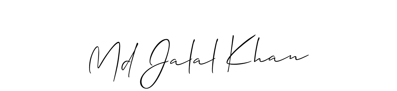 You can use this online signature creator to create a handwritten signature for the name Md Jalal Khan. This is the best online autograph maker. Md Jalal Khan signature style 2 images and pictures png
