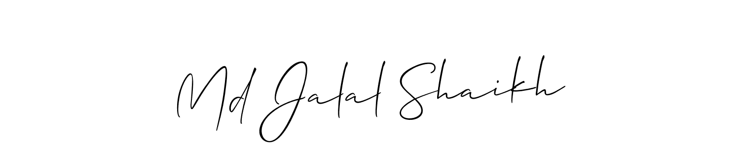 Best and Professional Signature Style for Md Jalal Shaikh. Allison_Script Best Signature Style Collection. Md Jalal Shaikh signature style 2 images and pictures png