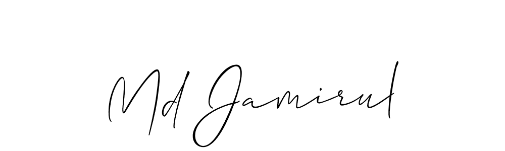 How to Draw Md Jamirul signature style? Allison_Script is a latest design signature styles for name Md Jamirul. Md Jamirul signature style 2 images and pictures png