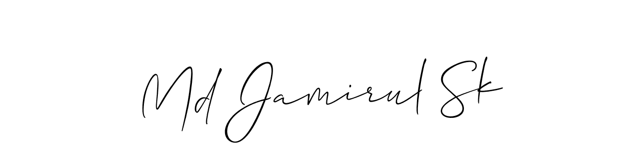 You can use this online signature creator to create a handwritten signature for the name Md Jamirul Sk. This is the best online autograph maker. Md Jamirul Sk signature style 2 images and pictures png