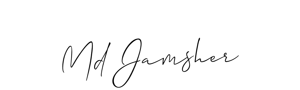 Make a beautiful signature design for name Md Jamsher. Use this online signature maker to create a handwritten signature for free. Md Jamsher signature style 2 images and pictures png