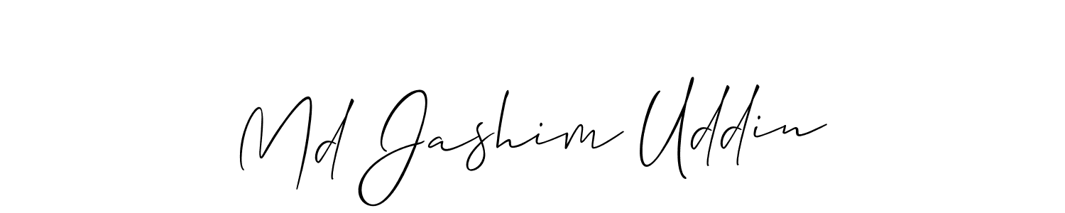 Md Jashim Uddin stylish signature style. Best Handwritten Sign (Allison_Script) for my name. Handwritten Signature Collection Ideas for my name Md Jashim Uddin. Md Jashim Uddin signature style 2 images and pictures png