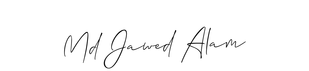 You should practise on your own different ways (Allison_Script) to write your name (Md Jawed Alam) in signature. don't let someone else do it for you. Md Jawed Alam signature style 2 images and pictures png