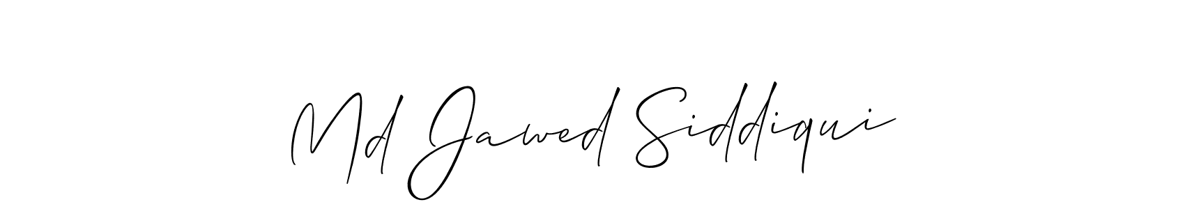 You can use this online signature creator to create a handwritten signature for the name Md Jawed Siddiqui. This is the best online autograph maker. Md Jawed Siddiqui signature style 2 images and pictures png