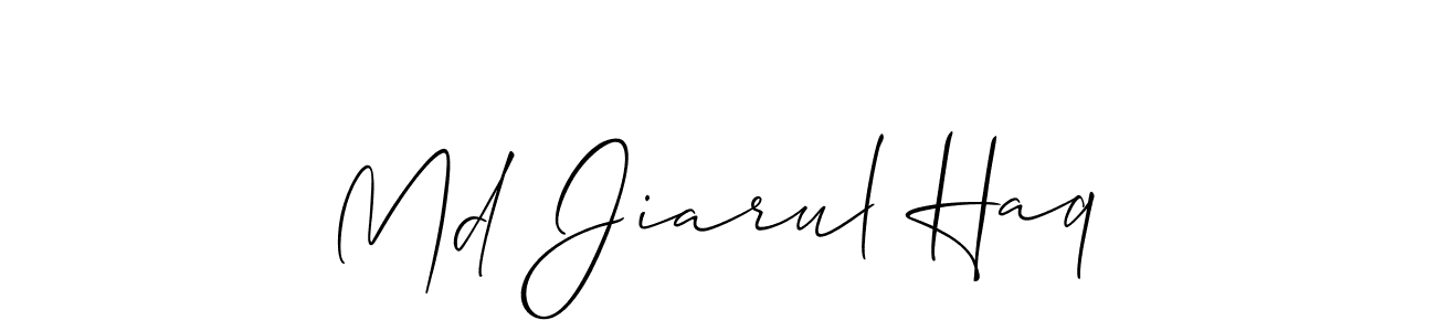 You can use this online signature creator to create a handwritten signature for the name Md Jiarul Haq. This is the best online autograph maker. Md Jiarul Haq signature style 2 images and pictures png