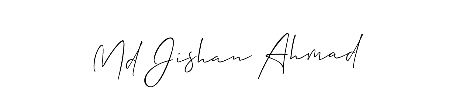 Make a beautiful signature design for name Md Jishan Ahmad. Use this online signature maker to create a handwritten signature for free. Md Jishan Ahmad signature style 2 images and pictures png