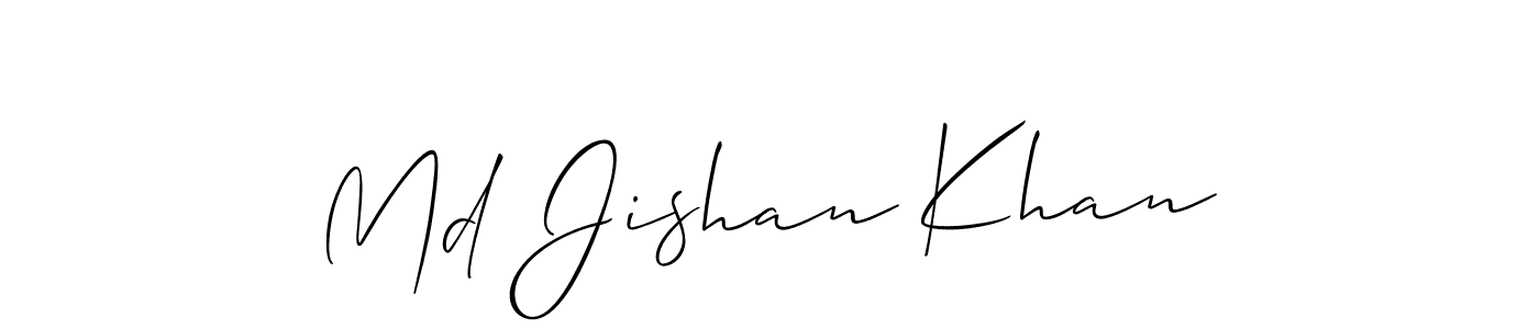 You can use this online signature creator to create a handwritten signature for the name Md Jishan Khan. This is the best online autograph maker. Md Jishan Khan signature style 2 images and pictures png