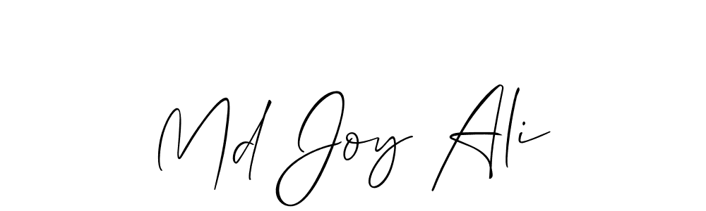 Make a short Md Joy Ali signature style. Manage your documents anywhere anytime using Allison_Script. Create and add eSignatures, submit forms, share and send files easily. Md Joy Ali signature style 2 images and pictures png