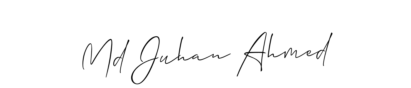 Make a beautiful signature design for name Md Juhan Ahmed. Use this online signature maker to create a handwritten signature for free. Md Juhan Ahmed signature style 2 images and pictures png