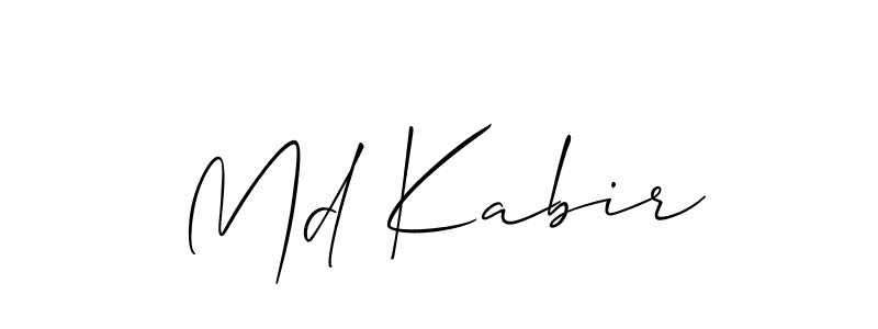 It looks lik you need a new signature style for name Md Kabir. Design unique handwritten (Allison_Script) signature with our free signature maker in just a few clicks. Md Kabir signature style 2 images and pictures png