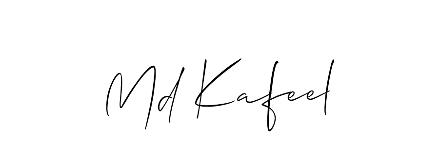 Md Kafeel stylish signature style. Best Handwritten Sign (Allison_Script) for my name. Handwritten Signature Collection Ideas for my name Md Kafeel. Md Kafeel signature style 2 images and pictures png