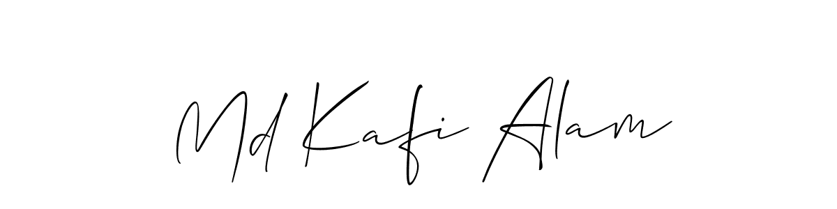 Make a beautiful signature design for name Md Kafi Alam. With this signature (Allison_Script) style, you can create a handwritten signature for free. Md Kafi Alam signature style 2 images and pictures png