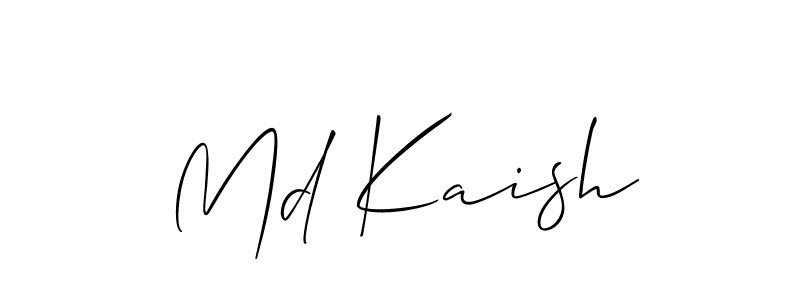Make a beautiful signature design for name Md Kaish. Use this online signature maker to create a handwritten signature for free. Md Kaish signature style 2 images and pictures png
