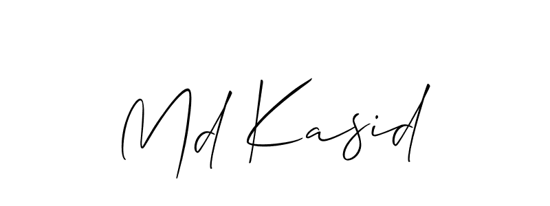 How to Draw Md Kasid signature style? Allison_Script is a latest design signature styles for name Md Kasid. Md Kasid signature style 2 images and pictures png