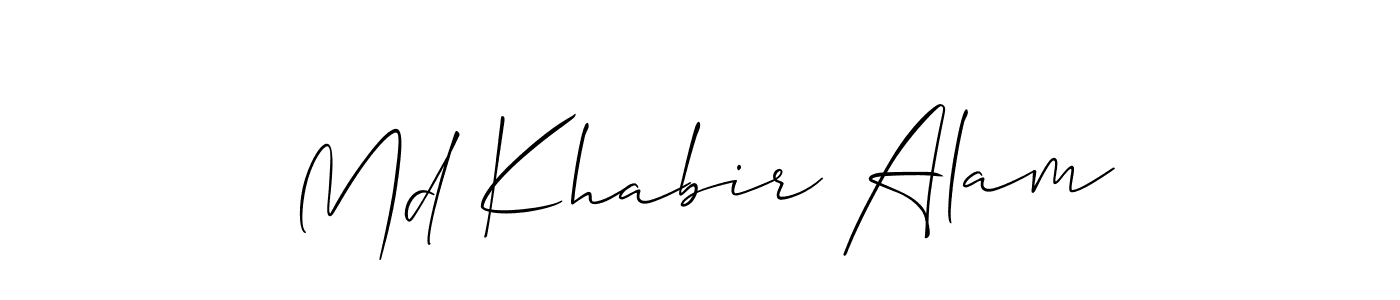 Check out images of Autograph of Md Khabir Alam name. Actor Md Khabir Alam Signature Style. Allison_Script is a professional sign style online. Md Khabir Alam signature style 2 images and pictures png