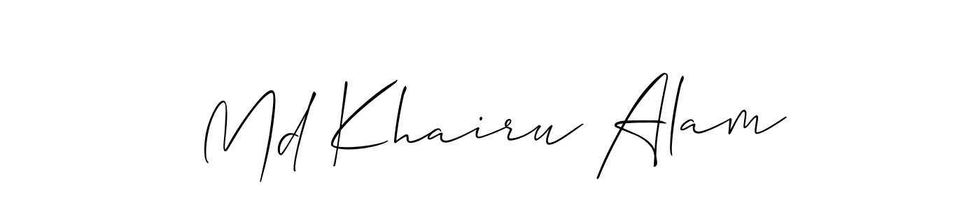 Once you've used our free online signature maker to create your best signature Allison_Script style, it's time to enjoy all of the benefits that Md Khairu Alam name signing documents. Md Khairu Alam signature style 2 images and pictures png