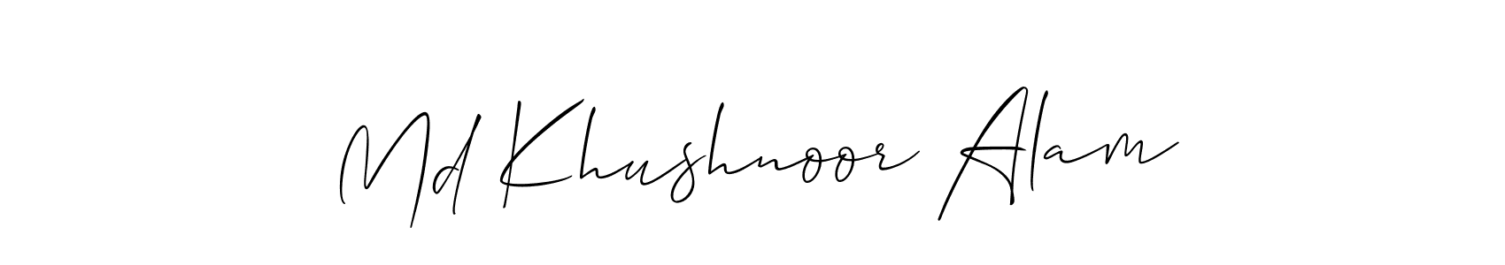 Here are the top 10 professional signature styles for the name Md Khushnoor Alam. These are the best autograph styles you can use for your name. Md Khushnoor Alam signature style 2 images and pictures png