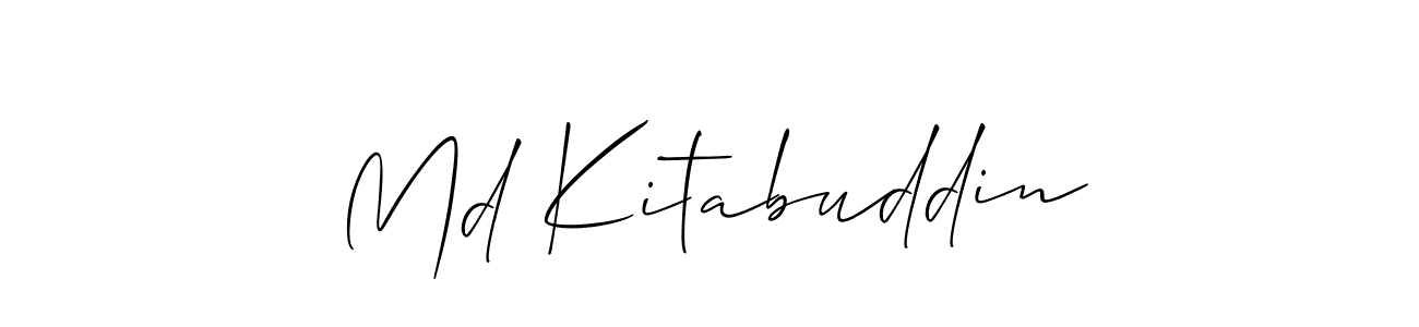 This is the best signature style for the Md Kitabuddin name. Also you like these signature font (Allison_Script). Mix name signature. Md Kitabuddin signature style 2 images and pictures png