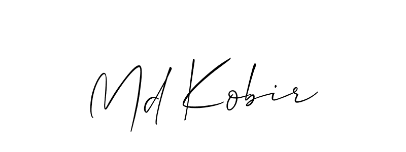 Best and Professional Signature Style for Md Kobir. Allison_Script Best Signature Style Collection. Md Kobir signature style 2 images and pictures png