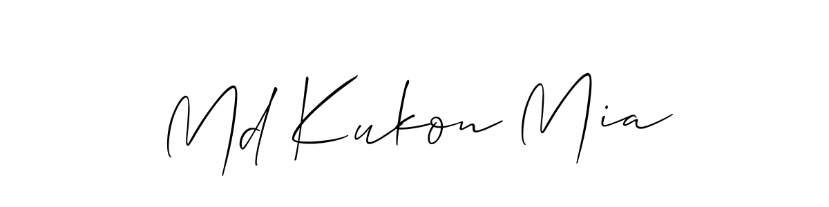 Once you've used our free online signature maker to create your best signature Allison_Script style, it's time to enjoy all of the benefits that Md Kukon Mia name signing documents. Md Kukon Mia signature style 2 images and pictures png