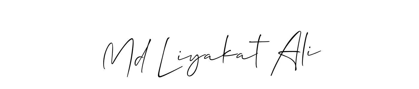 Best and Professional Signature Style for Md Liyakat Ali. Allison_Script Best Signature Style Collection. Md Liyakat Ali signature style 2 images and pictures png