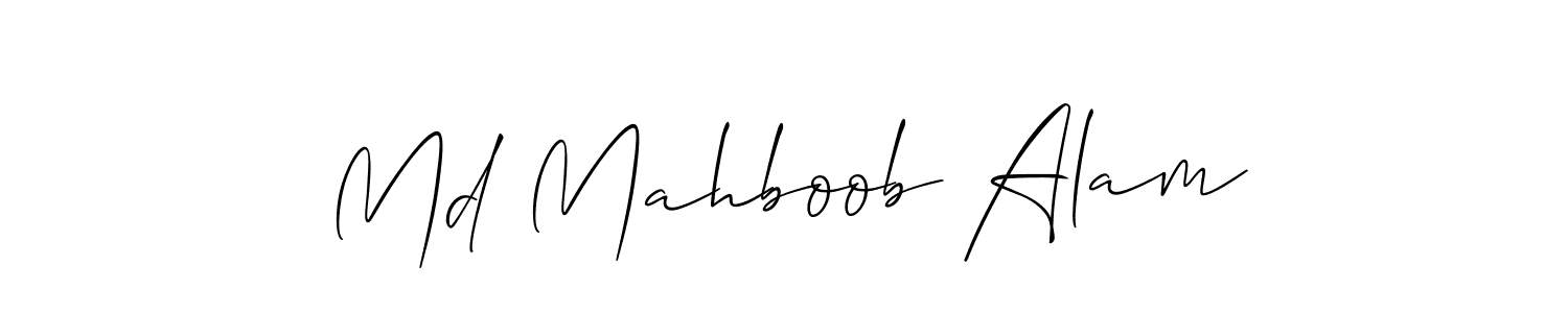 if you are searching for the best signature style for your name Md Mahboob Alam. so please give up your signature search. here we have designed multiple signature styles  using Allison_Script. Md Mahboob Alam signature style 2 images and pictures png